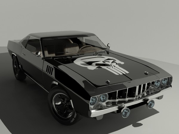 barracuda plymouth hemi 3d model - Plymouth Barracuda hemi by ngluvakov